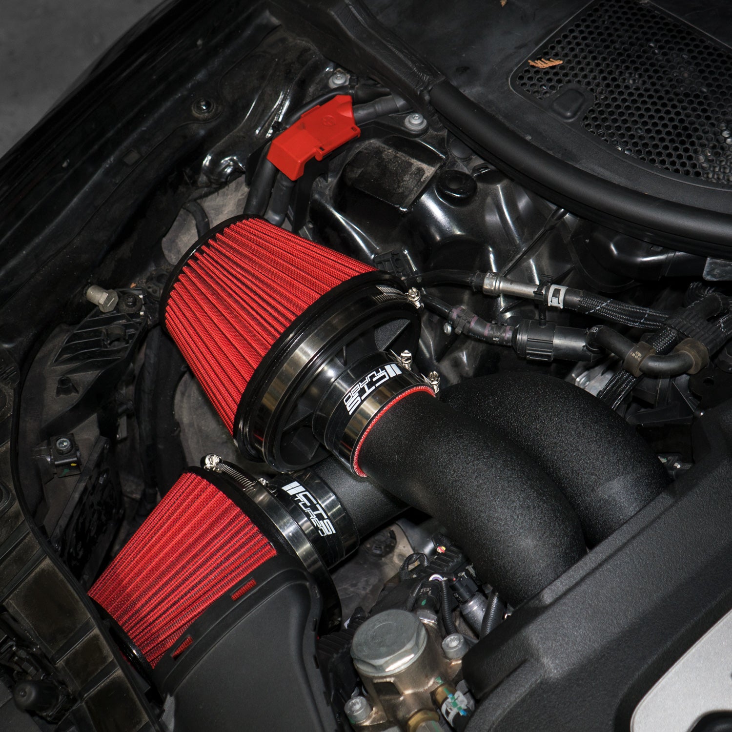CTS TURBO C7 S6/S7/RS7 DUAL 3″ INTAKE KIT WITH 6″ VELOCITY STACK - 0