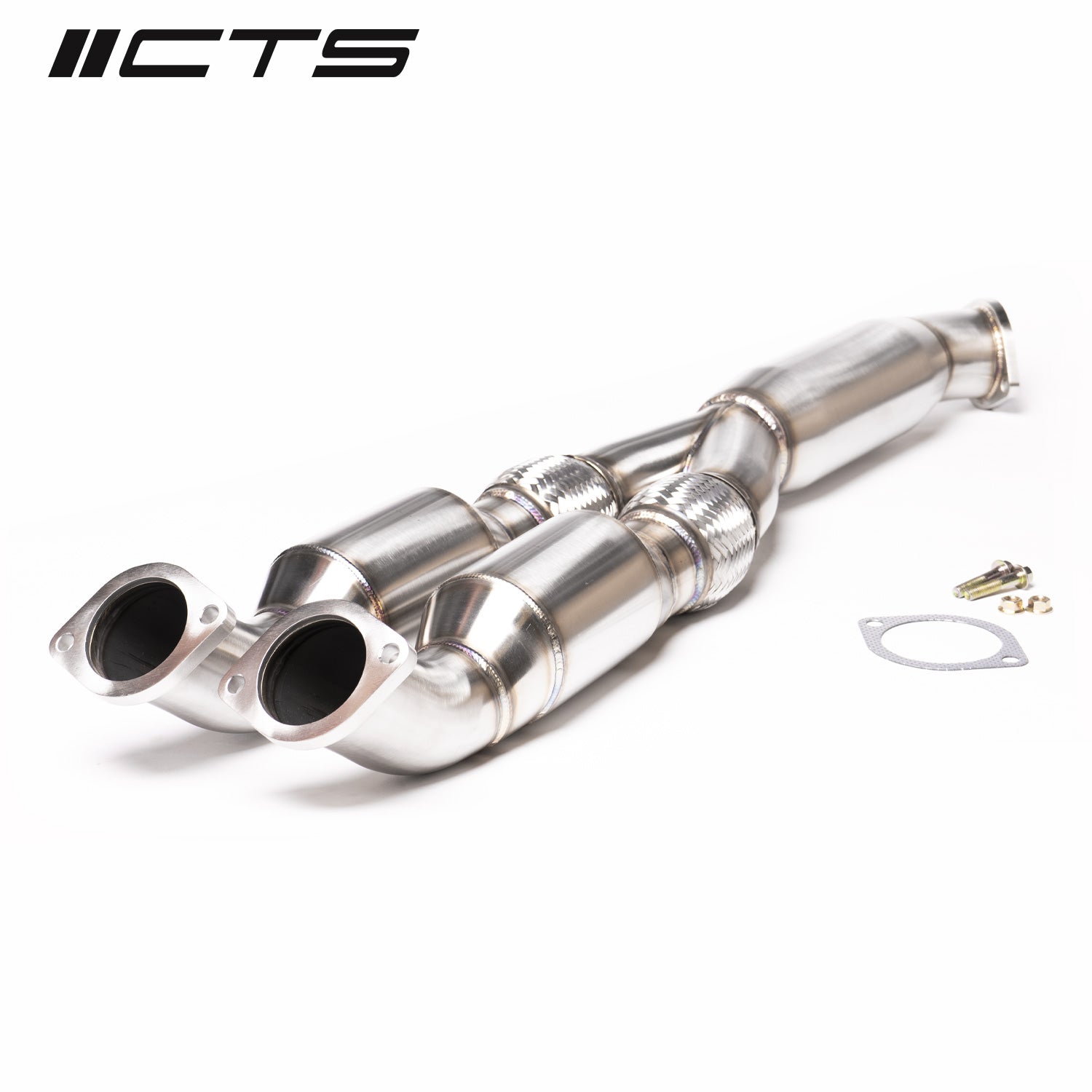 CTS TURBO NISSAN R35 GT-R Y-PIPE/MID-PIPE HIGH-FLOW CAT - 0