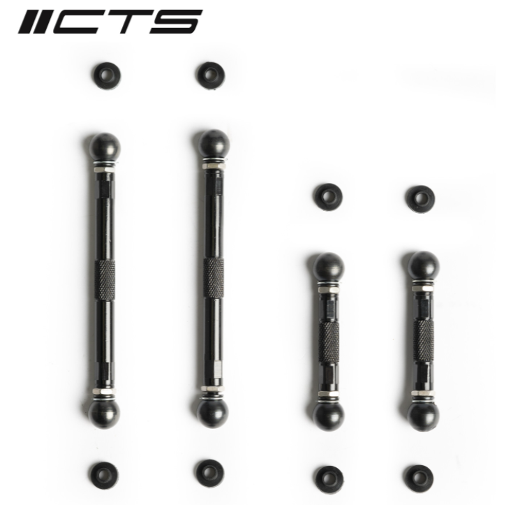 CTS TURBO ADJUSTABLE LOWERING LINKS AUDI C8 RS6/RS7 WITH AIR SUSPENSION