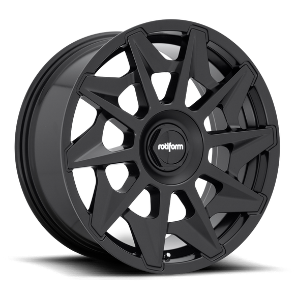 Rotiform R168 DTM Wheel 19x8.5 Blank 35 Offset - Satin Black