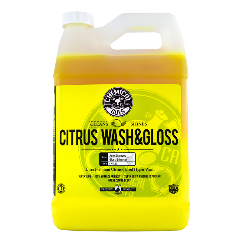 Citrus Wash And Gloss Concentrated Car Wash (1 Gallon) (Comes in Case of 4 Units)