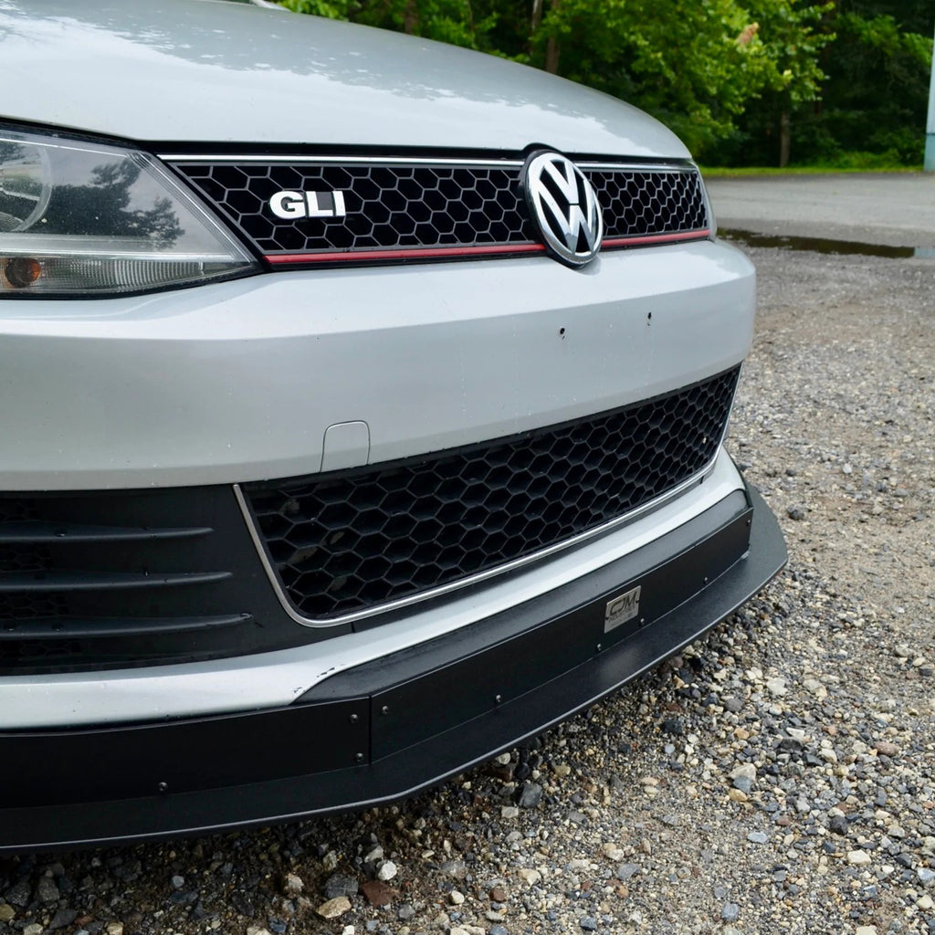 CJM Industries Chassis Mounted Splitter With Air Dam (60mm Lip) - VW / Mk6 / GLI