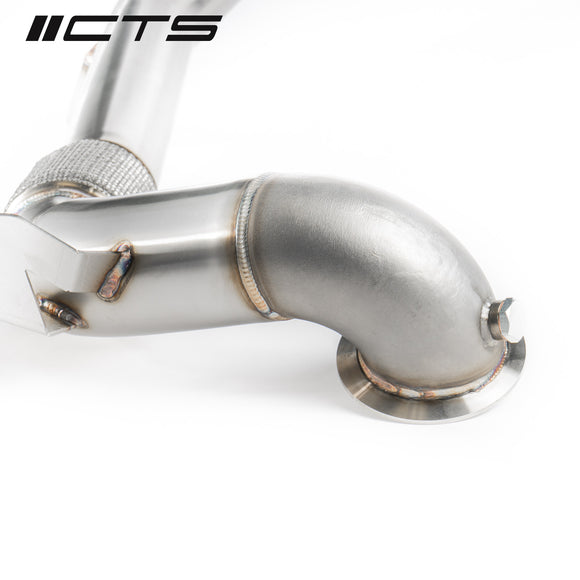 CTS TURBO EVO4 FWD RACE EXHAUST DOWNPIPE MK8 VW GTI/8Y AUDI A3