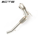 CTS TURBO EVO4 FWD RACE EXHAUST DOWNPIPE MK8 VW GTI/8Y AUDI A3-4