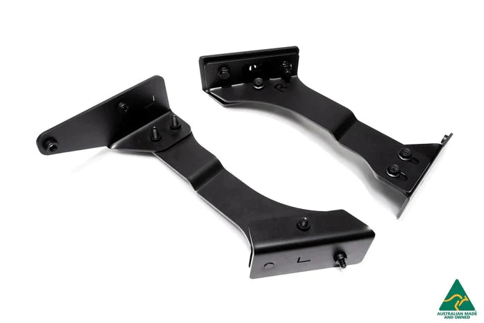 Flow Designs MK8 Golf R Chassis Mounted Front Lip Splitter