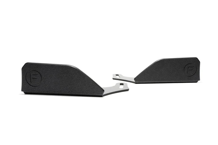 Flow Designs MK8 Golf R Front Lip Splitter Winglets (Pair)
