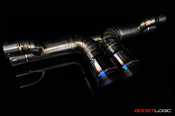 Boost Logic Titanium Center Muffler for Porsche 991 GT3