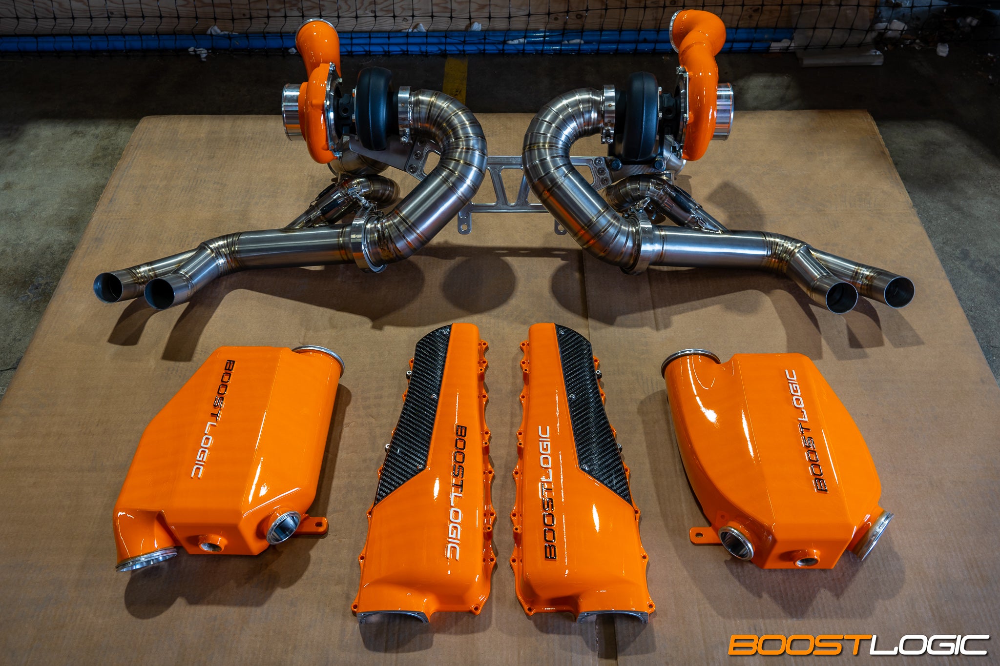 Boost Logic Audi R8 Twin Turbo Kit