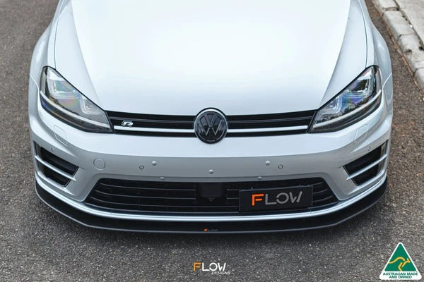 Flow Designs Chassis Mounted Front Lip Splitter V3 (USDM) - VW / MK7 / Golf R