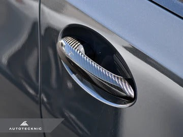 Autotecknic Dry Carbon Door Handle Trim Set - BMW | G80 M3 - 0