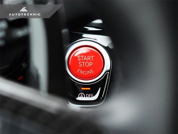 AutoTecknic Bright Red Start Stop Button | BMW G30 5-Series | BMW G32 6-Series GT - 0