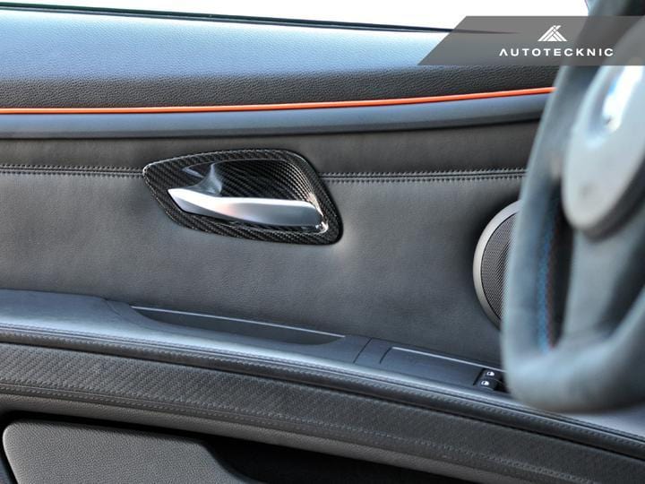 AutoTecknic Dry Carbon Interior Door Handle Trims | BMW E92 3-Series | BMW M3 | BMW E93 3-Series
