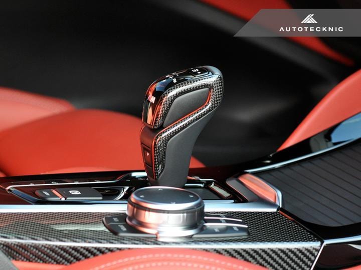 AutoTecknic Carbon Fiber Gear Selector Side Covers | BMW F90 M5