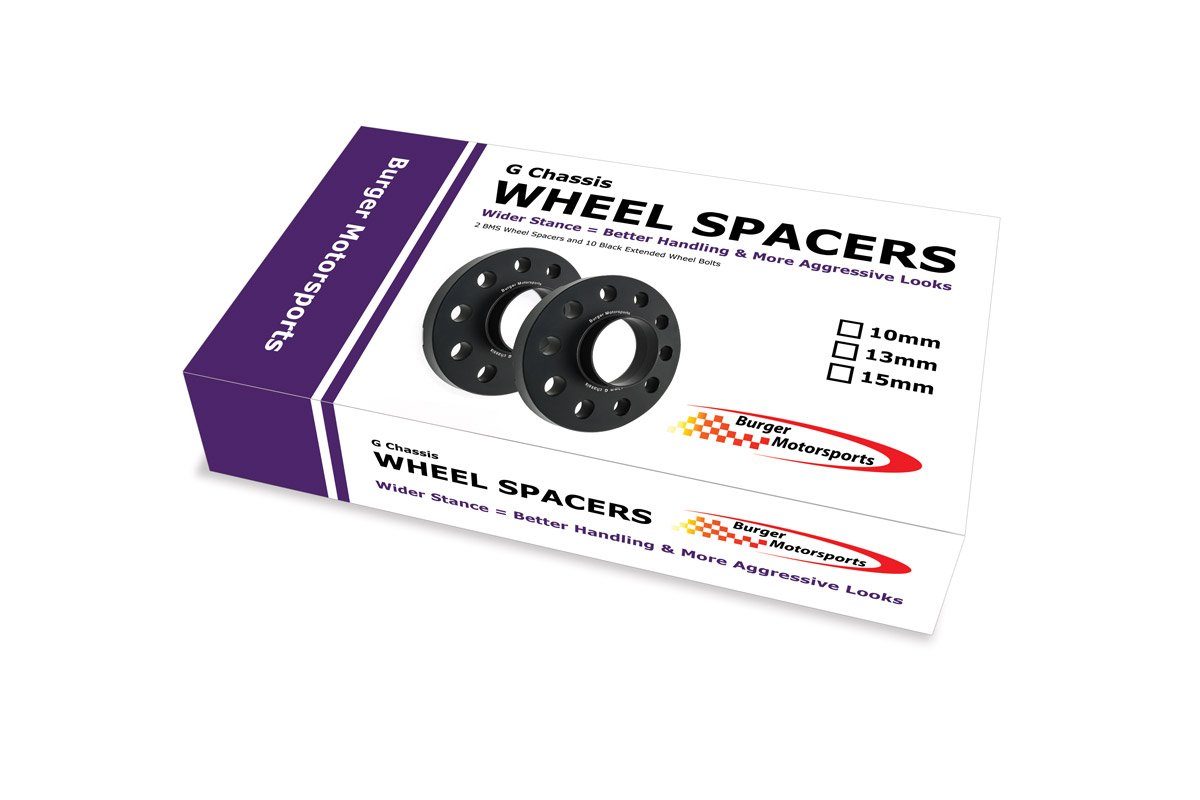 G Chassis BMW - Burger Motorsports Wheel Spacers w/10 Bolts