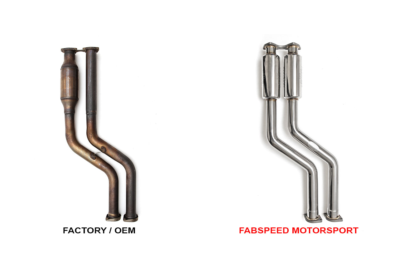 Fabspeed BMW M3 E46 Cat Bypass Pipes (2000-2006) - 0