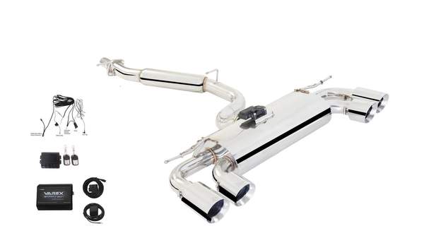X-Force 3" Stainless Steel Cat-Back System With Varex Muffler And Smartbox | Mk7.5 Golf R