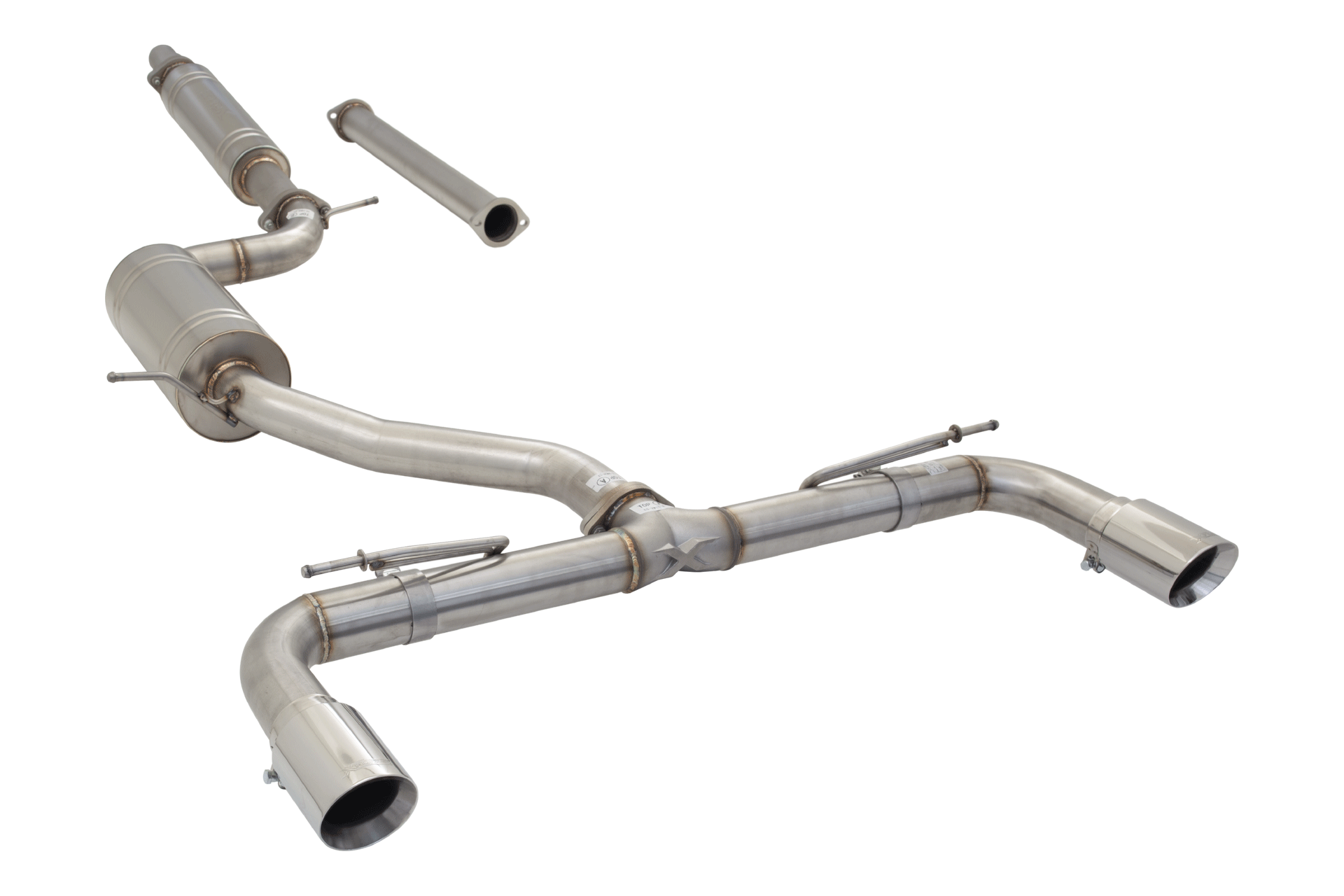 XFORCE 3" 304 Stainless Cat-Back Exhaust System MK8 GTI - 0