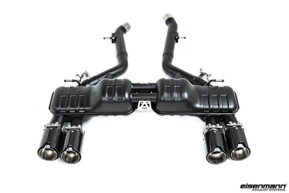 Eisenmann F87 M2 Competition Black Series Performance Exhaust + Carbon Tip Set - Valved