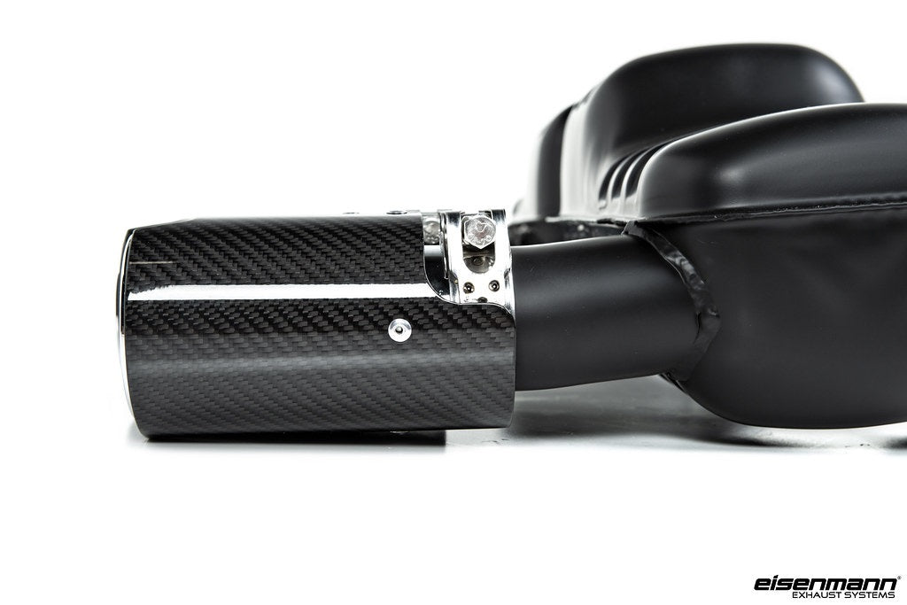 Eisenmann F87 M2 Competition Black Series Performance Exhaust + Carbon Tip Set - Valved