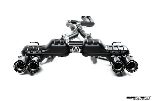 Eisenmann F87 M2 Competition Black Series Performance Exhaust + Carbon Tip Set - Valved