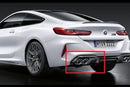 BMW M Performance F91 / F92 / F93 M8 Carbon Rear Exhaust Trim Set-3