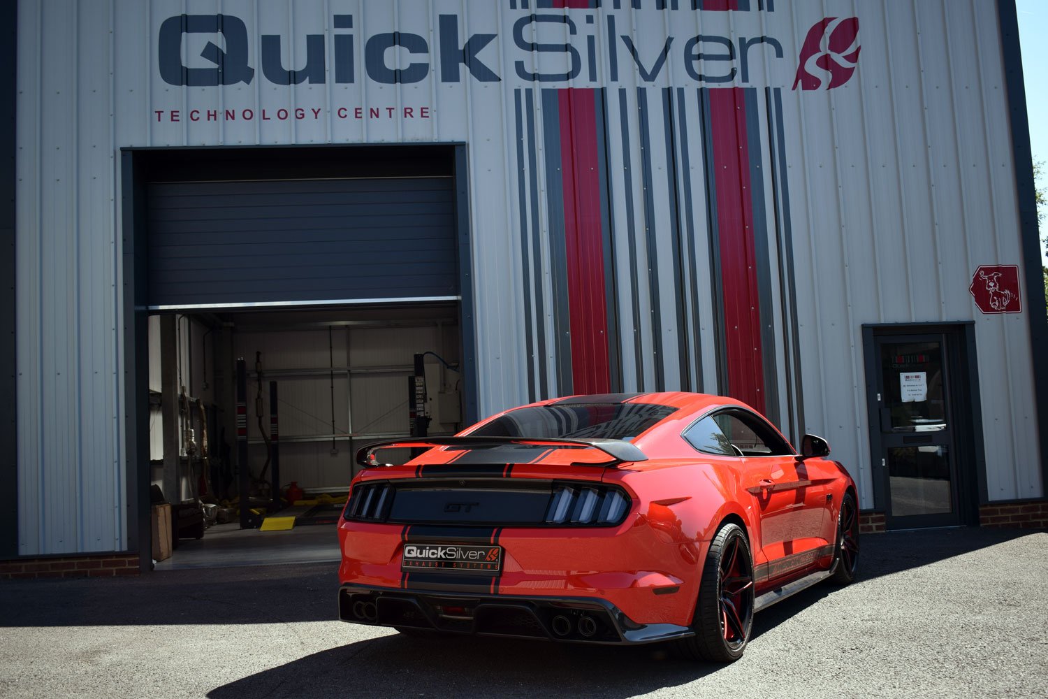 Ford Mustang 5.0 GT - Sound Architect Active Valve Sport Exhaust with X-Pipe and Quad carbon Tips (2015-18)