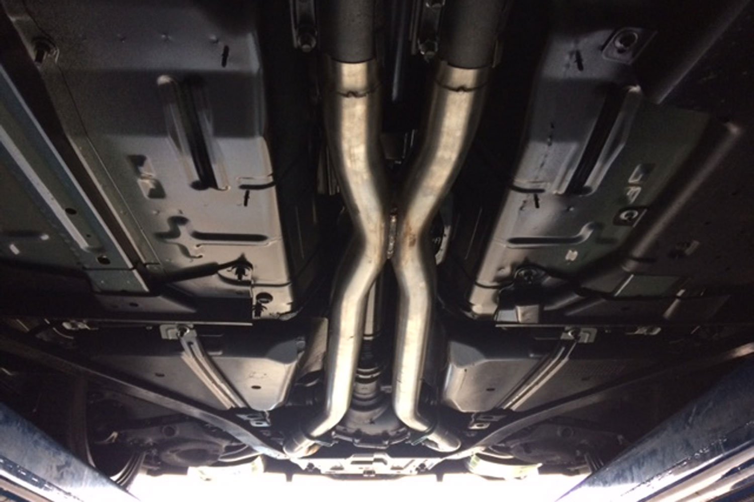 Ford Mustang 5.0 GT - Sport Exhaust with X-Pipe and Twin Carbon Tips (2015-18)