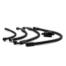 HYBRID RACING 92-2000 CIVIC AND 94-2001 INTEGRA KSWAP BLACK TUCKED FUEL LINE KIT-2