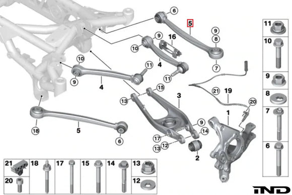 Fall-Line Motorsports G8X / F8X Fixed Toe Arm Set