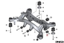 Fall-Line Motorsports E9X M3 / E82 1M Rear Lower Control Arm Cup Subframe Bearing Set-6