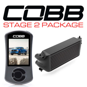 STAGE 2 POWER PACKAGE BLACK (FACTORY LOCATION INTERCOOLER) FORD F-150 3.5L / TREMOR 2021-2022