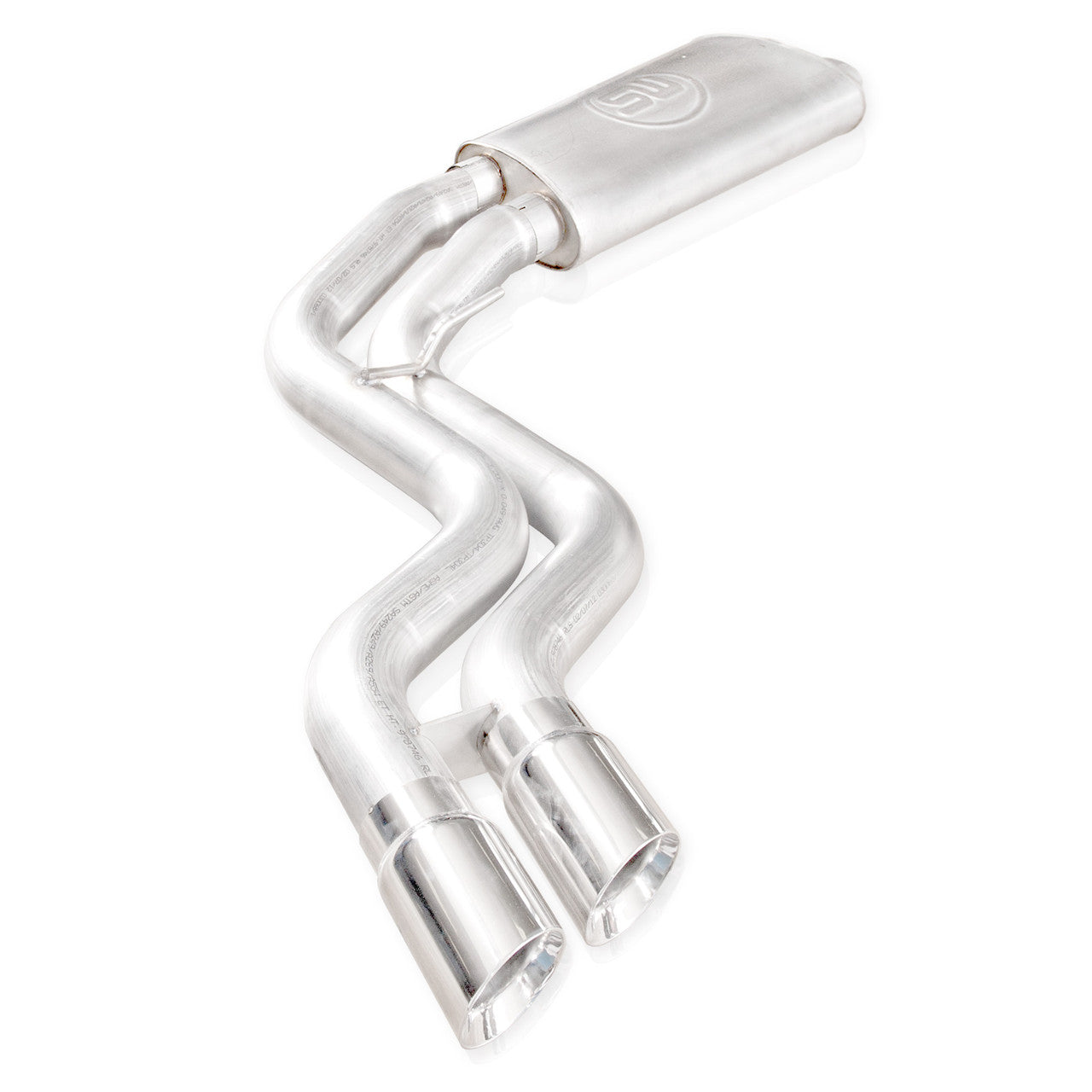 Stainless Works 2011-14 Ford Raptor Exhaust Y-Pipe Mid Resonator Front Passenger Rear Tire Exit