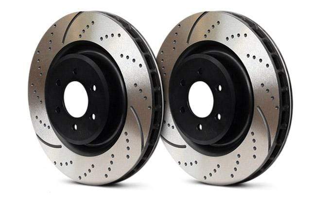 Front EBC Slotted | Dimpled Rotor Set (312x25mm)