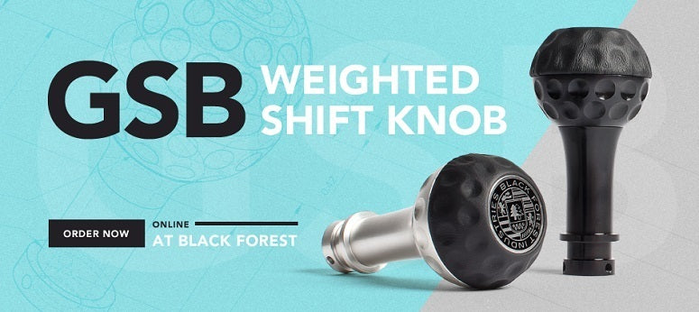 BFI Heavy Weight Shift Knob SCHWARZ - Golf Ball (VW/Audi Fitment) | GSBS