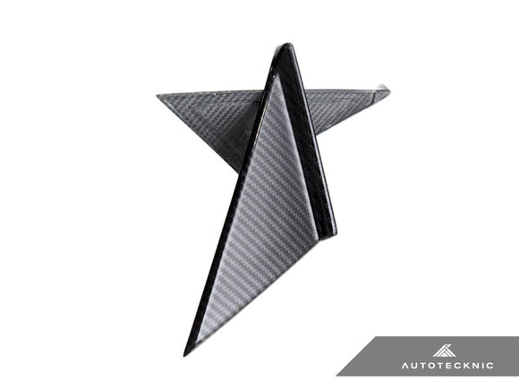 Autotecknic Version 3 Dry Carbon Side Mirror Wind Deflector Set - Toyota / A90 / Supra