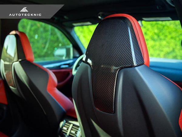 AutoTecknic Dry Carbon Seat Back Cover | BMW F97 X3M | BMW F98 X4M