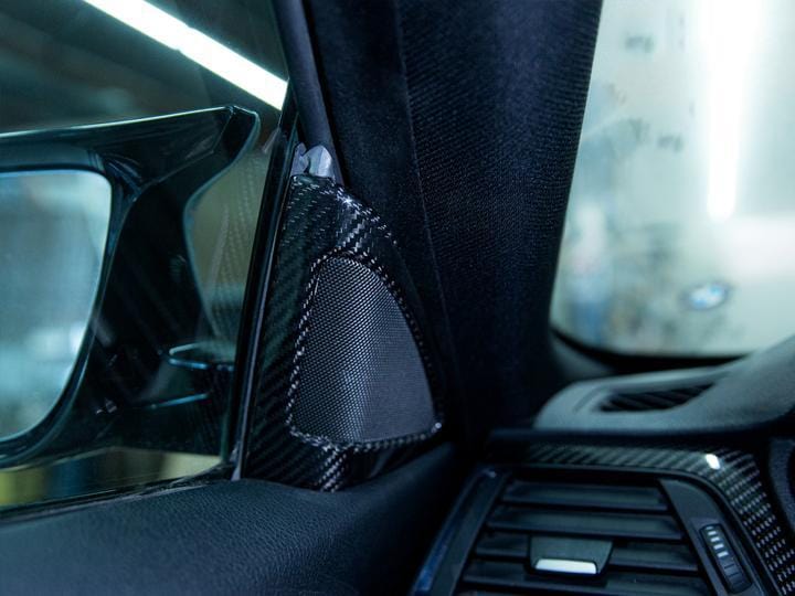AutoTecknic Carbon Fiber Speaker Tweeter Cover | BMW F32/F33/F36 4-Series - 0
