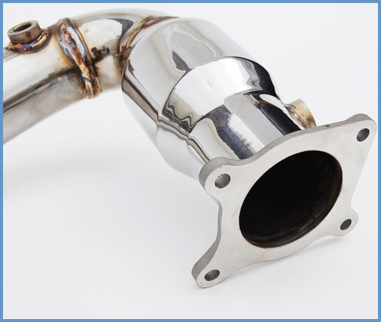 Down-Pipe with High-Flow Cat (with Wideband Sensor)