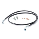 HYBRID RACING K-SWAP CHASSIS SILVER SS BRAIDED LINE (BANJO & 45 FITTING)-1