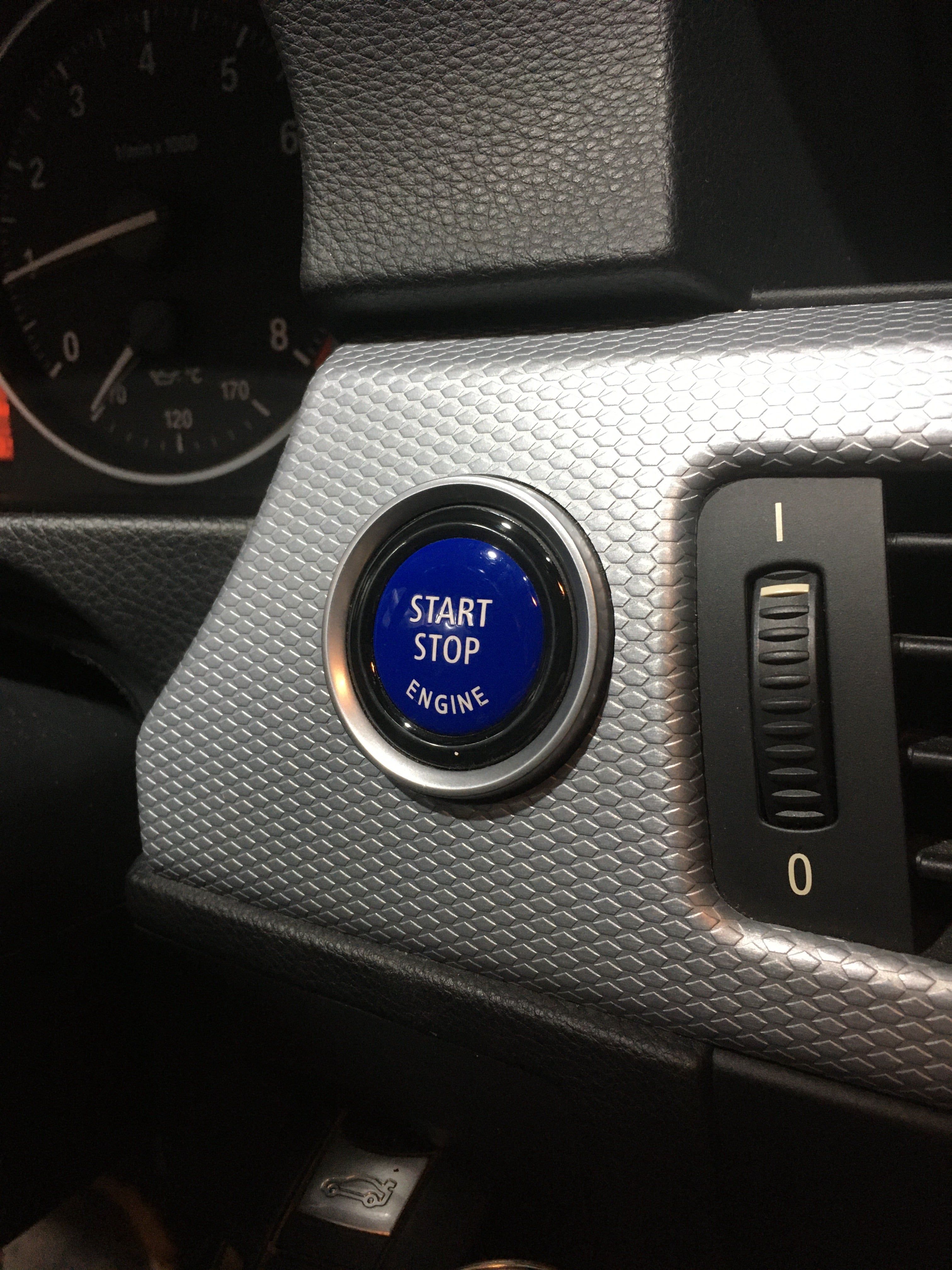 Start Stop Engine Button Switch Cover For BMW E90/E92/E82/E60 - 0