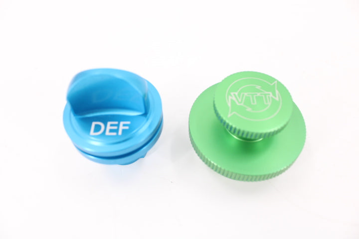 2013-2022 VTT Cummins Billet Fuel, and DEF Filler Caps - 0