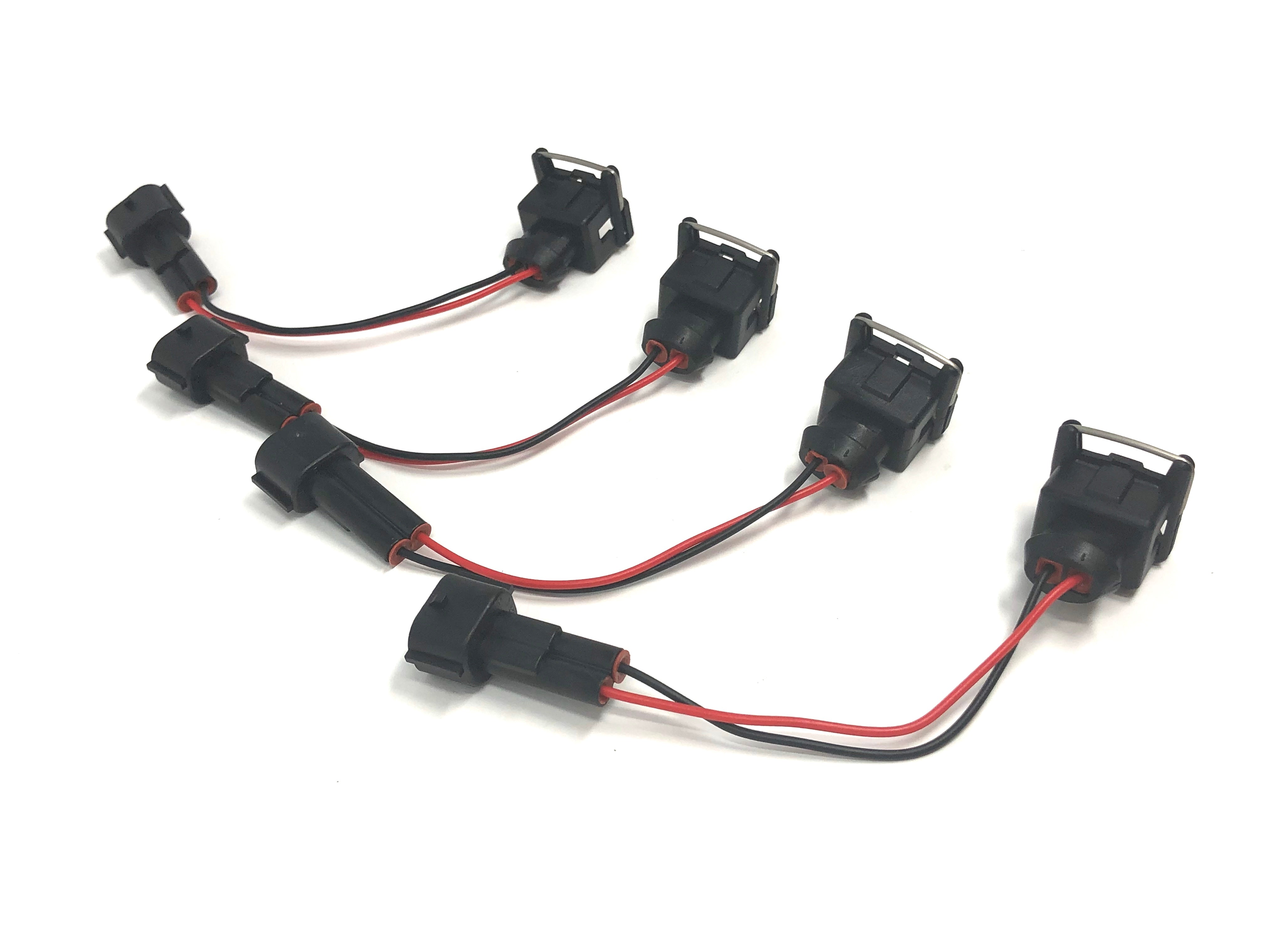 VW / Audi ROW Car to EV1 Injector Adapter Harness (4 Pack) - 0
