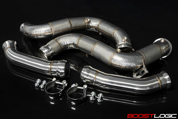 Boost Logic Mercedes C63 4.0T Downpipes