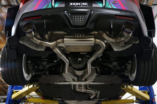 HKS 2019+ Toyota GR Supra A90 W/O OPF Dual Hi-Power Titanium Tip Catback Exhaust