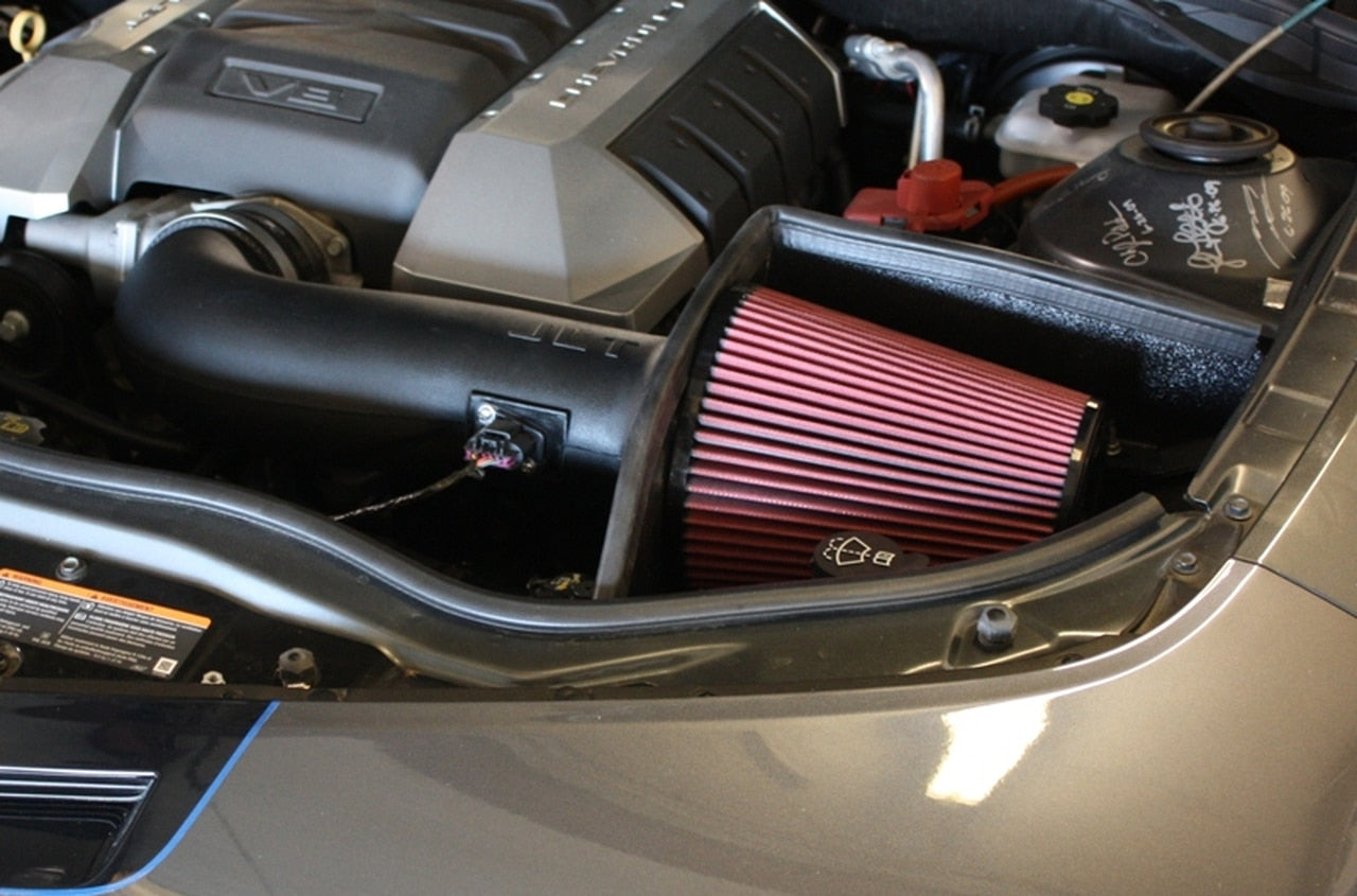 JLT 10-15 Chevrolet Camaro 6.2L Black Textured Cold Air Intake Kit w/Dry Filter - Tune Req
