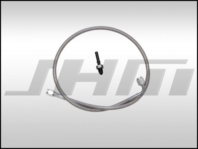 JHM Clutch Slave Line, Stainless Braided Clutch Line Kit for B5-S4, C5 A6-allroad