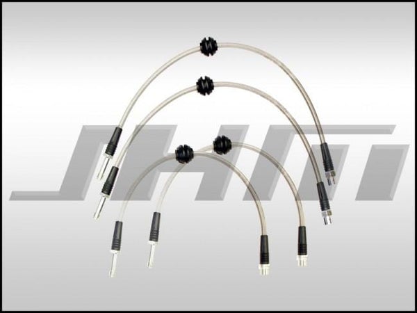 Brake Line Kit-Stainless (JHM) Front and Rear Lines for B8 S4-S5