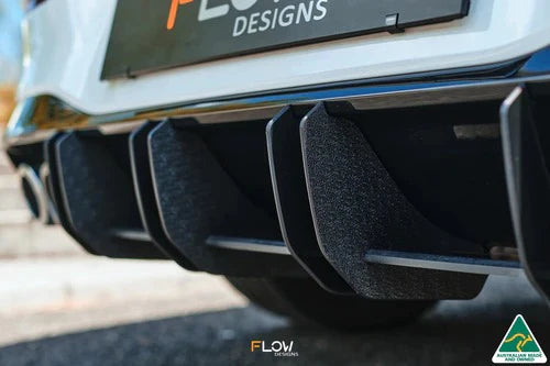 Flow Design MK8 Golf R Flow-Lock Rear Diffuser - 0