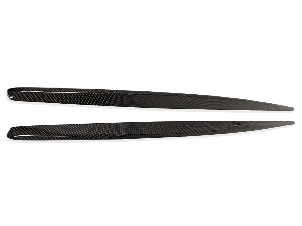 2014-2021 BMW 2 Series (F22 / F23) Performance Inspired Carbon Fiber Side Skirt Extensions (Pair) - 0