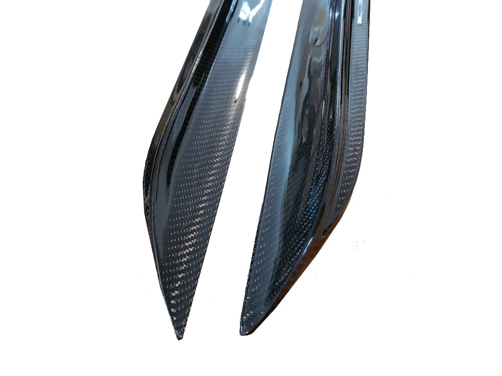 PhaseCarbon Carbon Fiber Side Skirt Extensions (Perf Style) - BMW 3 Series (G20)